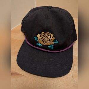 🔥 Howler Bros 🔥RARE- ACL Yellow Rose Snap Back Hat NWT
